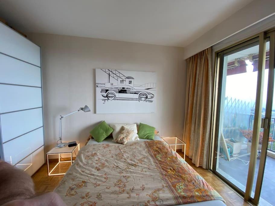 2-Room 60 M², Panoramic View, 2 Balconies, 50M Pool Cagnes-sur-Mer Extérieur photo